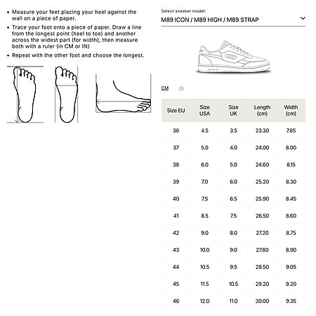 Sneakers M89 Icon Metallic Gold from Shop Like You Give a Damn